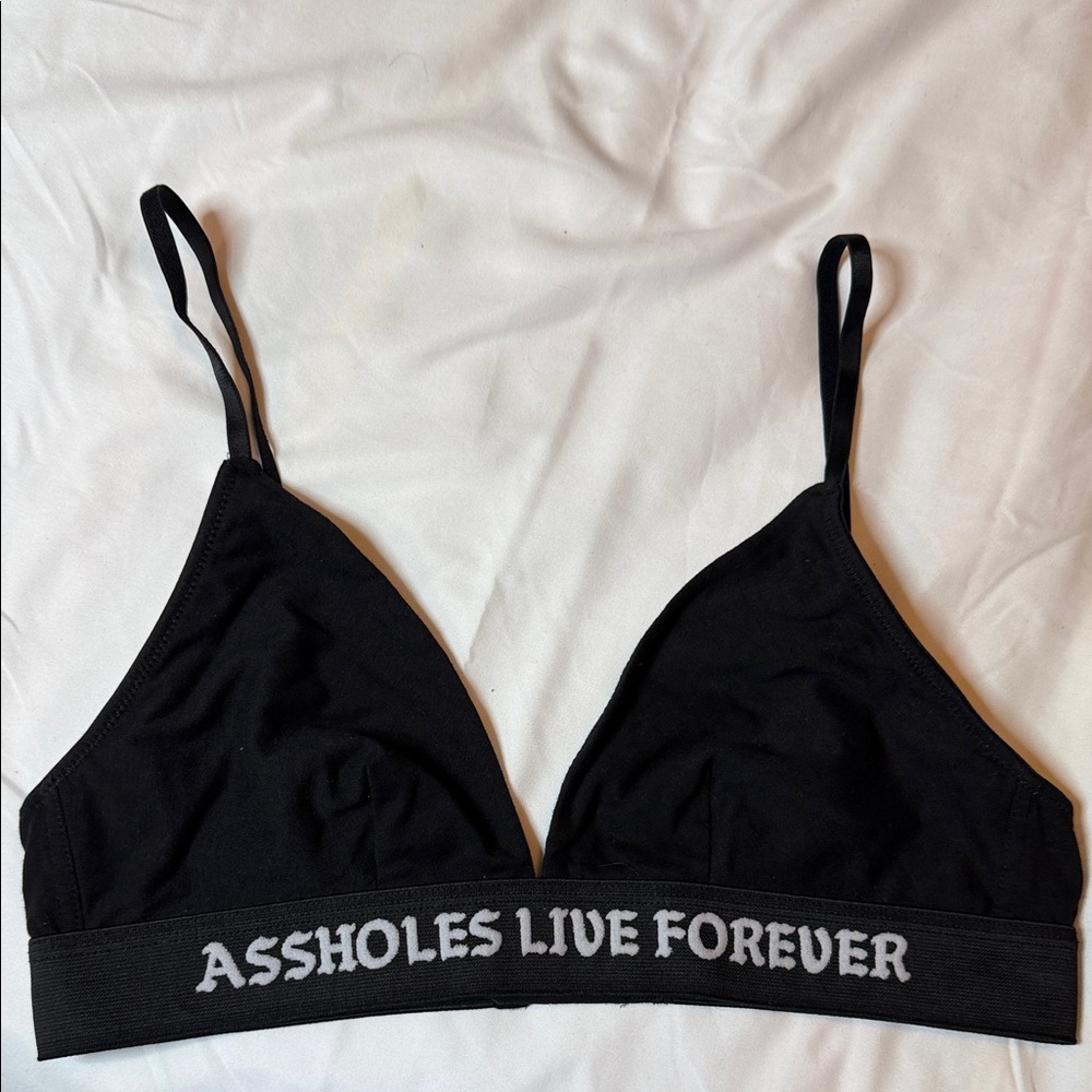ALF Black Triangle Bralette